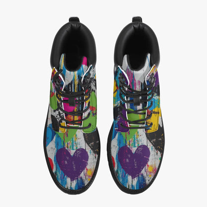 graffiti-hearts-leder-boots-or-stylische-und-warme-winterstiefel-boots-jlr-design-4 - JLR Design