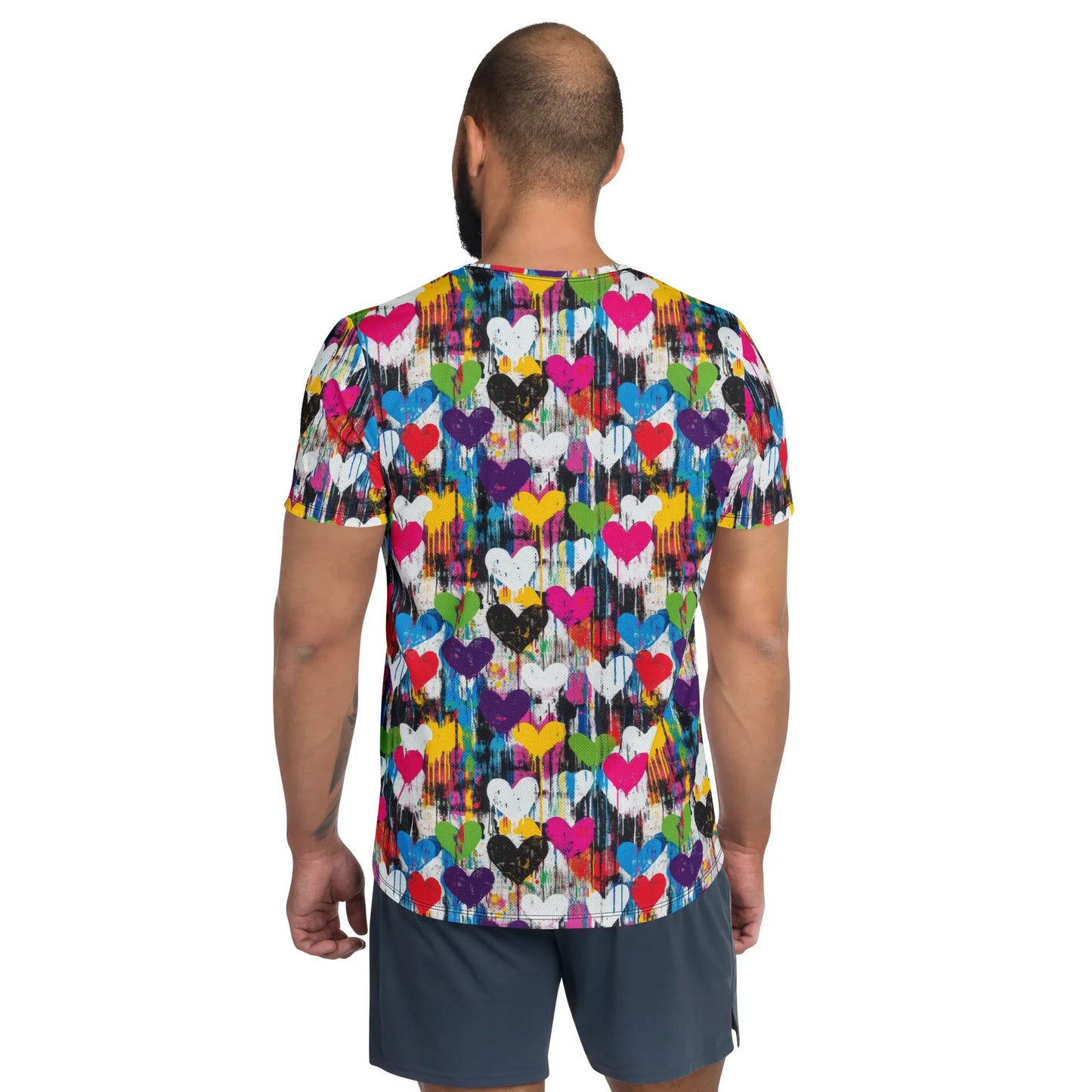 graffiti-hearts-sport-t-shirt-fur-herren-sport-t-shirt-jlr-design-2 - JLR Design