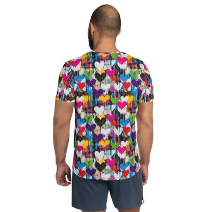graffiti-hearts-sport-t-shirt-fur-herren-sport-t-shirt-jlr-design-2 - JLR Design
