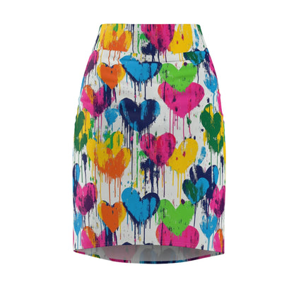 graffiti-hearts-v12-bleistiftrock-fur-damen-eleganter-mid-waist-rock-mit-stretch-komfort-bleistiftrock-jlr-design-4 - JLR Design
