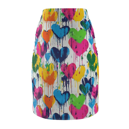 graffiti-hearts-v12-bleistiftrock-fur-damen-eleganter-mid-waist-rock-mit-stretch-komfort-bleistiftrock-jlr-design-5 - JLR Design