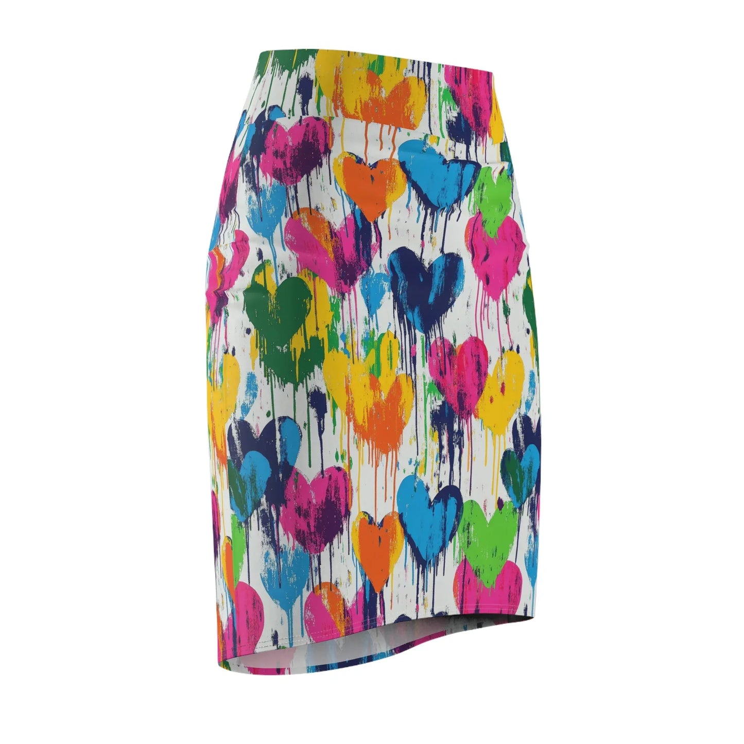 graffiti-hearts-v12-bleistiftrock-fur-damen-eleganter-mid-waist-rock-mit-stretch-komfort-bleistiftrock-jlr-design-6 - JLR Design