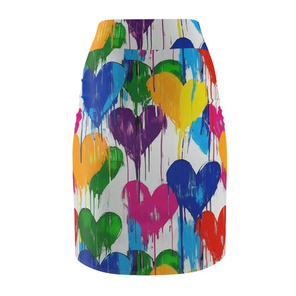 graffiti-hearts-v2-bleistiftrock-fur-damen-eleganter-mid-waist-rock-mit-stretch-komfort-bleistiftrock-jlr-design-5 - JLR Design