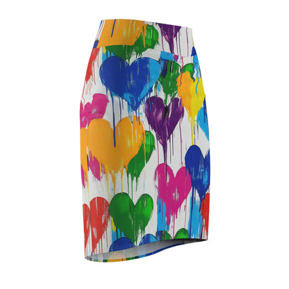 graffiti-hearts-v2-bleistiftrock-fur-damen-eleganter-mid-waist-rock-mit-stretch-komfort-bleistiftrock-jlr-design-6 - JLR Design