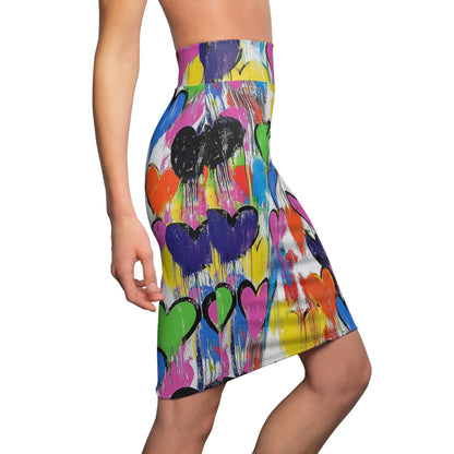 graffiti-hearts-v4-bleistiftrock-fur-damen-eleganter-mid-waist-rock-mit-stretch-komfort-bleistiftrock-jlr-design-2 - JLR Design