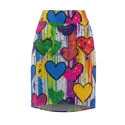 graffiti-hearts-v5-bleistiftrock-fur-damen-eleganter-mid-waist-rock-mit-stretch-komfort-bleistiftrock-jlr-design-4 - JLR Design