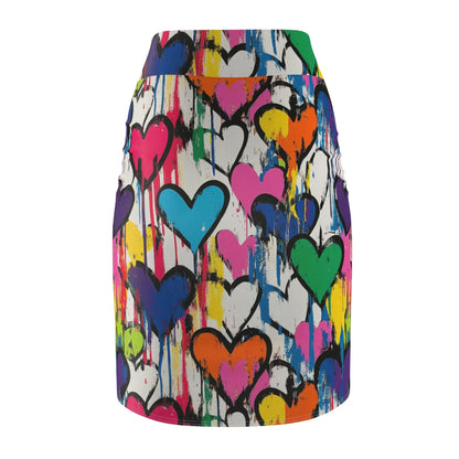graffiti-hearts-v7-bleistiftrock-fur-damen-eleganter-mid-waist-rock-mit-stretch-komfort-bleistiftrock-jlr-design-5 - JLR Design