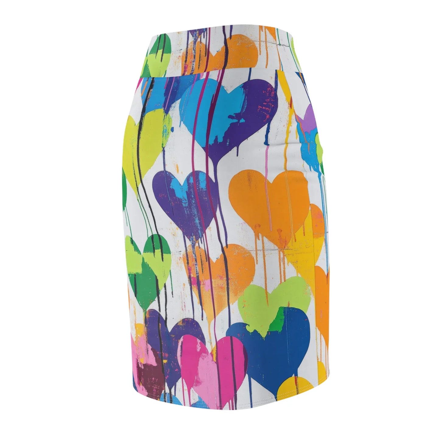 graffiti-hearts-v8-bleistiftrock-fur-damen-eleganter-mid-waist-rock-mit-stretch-komfort-bleistiftrock-jlr-design-7 - JLR Design