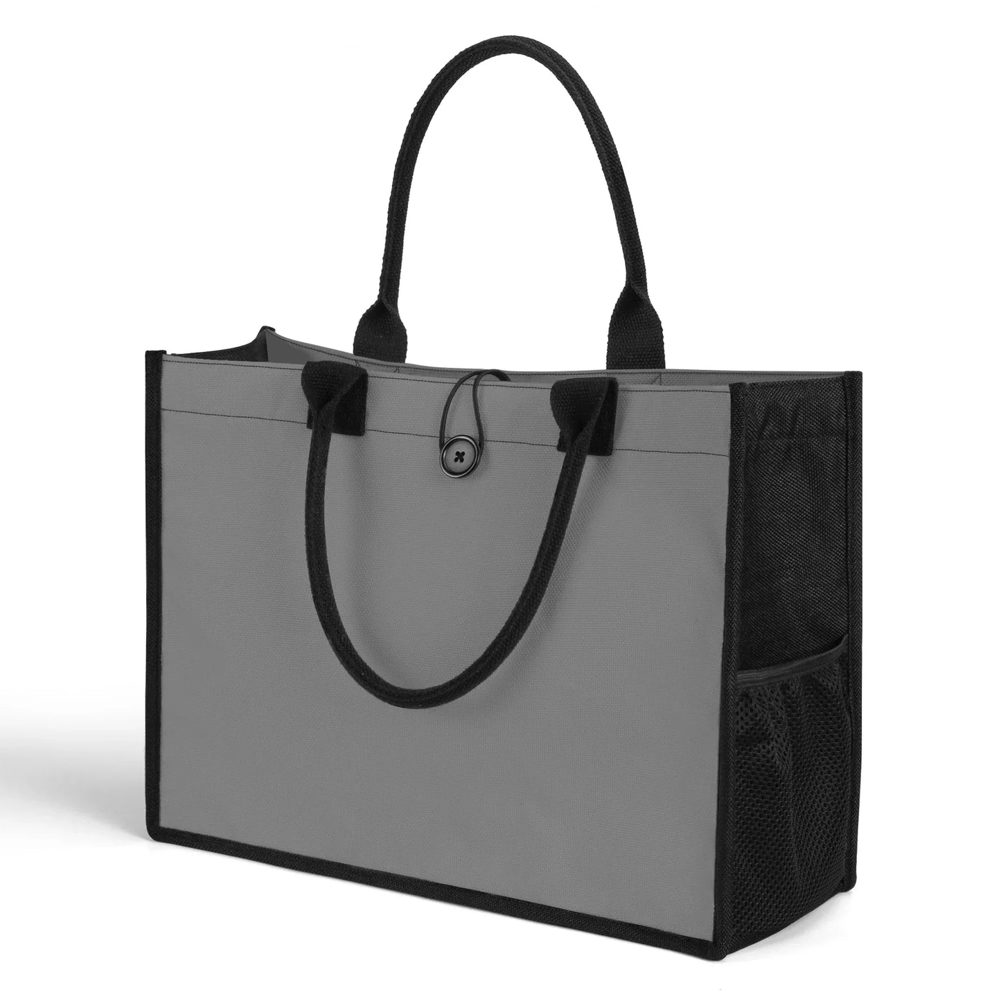 graue-canvas-shopper-tasche-einkaufstasche-jlr-design-3 - JLR Design