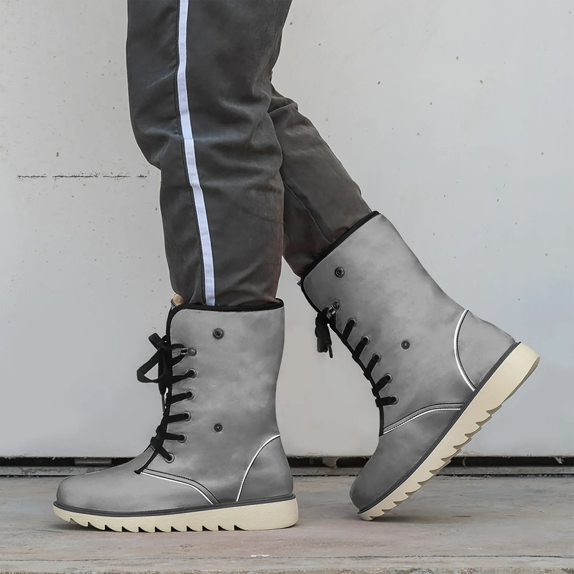 graue-chic-boots-mit-pluschfutter-boots-jlr-design-2 - JLR Design
