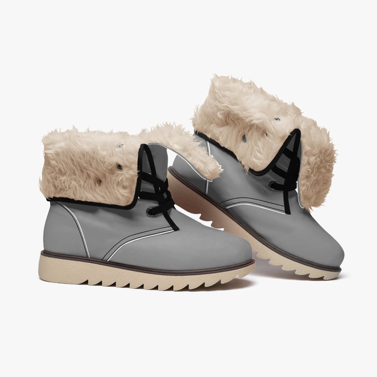 graue-chic-boots-mit-pluschfutter-boots-jlr-design-4 - JLR Design