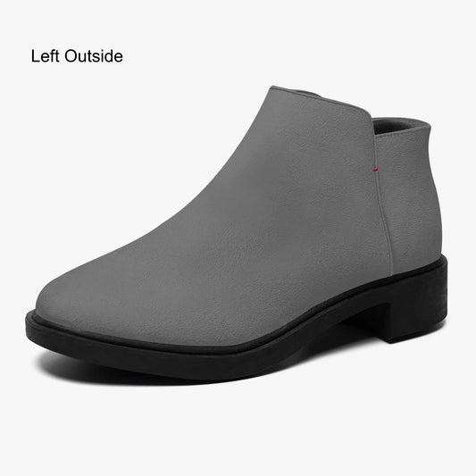 graue-elegante-reissverschluss-stiefeletten-stiefeletten-jlr-design-1 - JLR Design