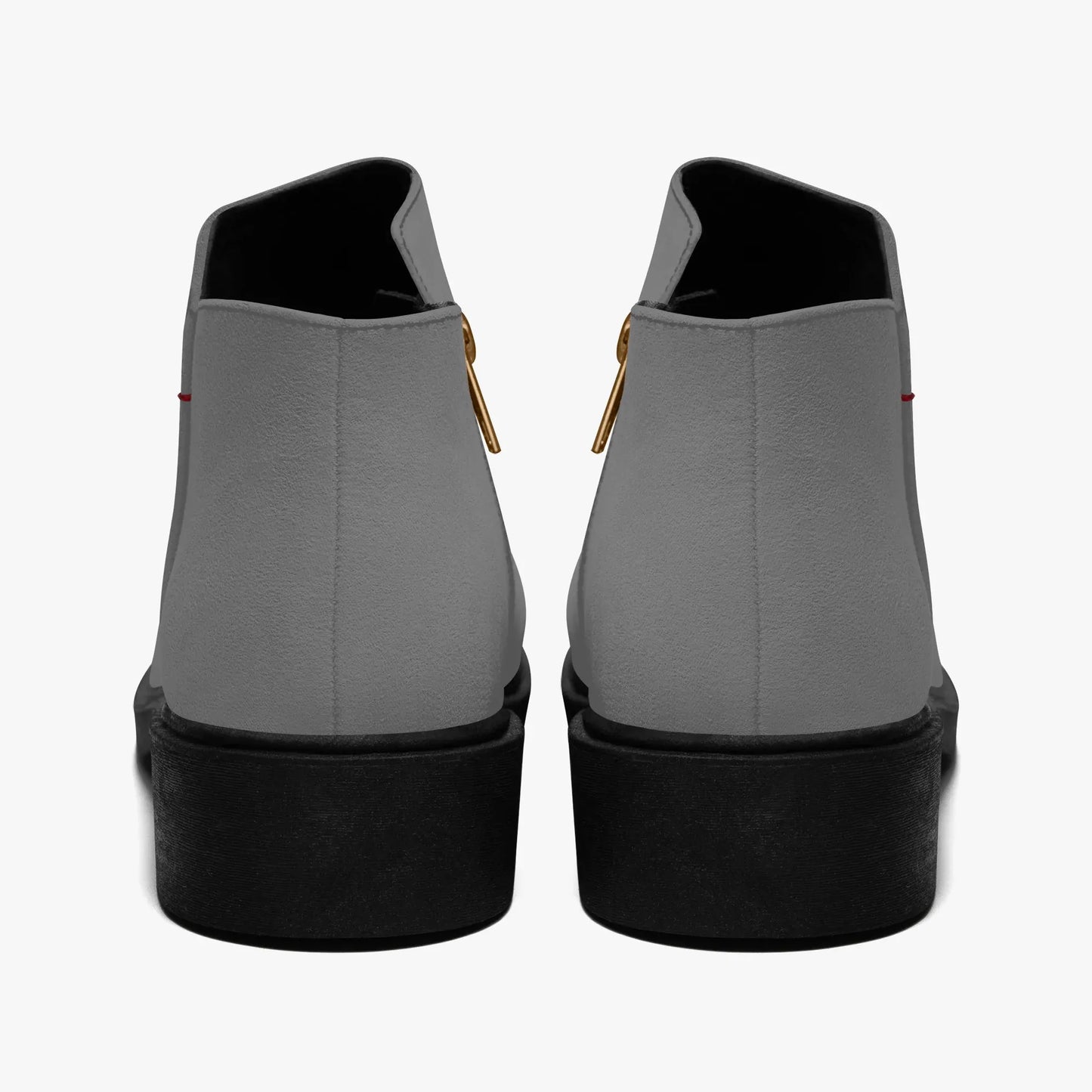 graue-elegante-reissverschluss-stiefeletten-stiefeletten-jlr-design-2 - JLR Design