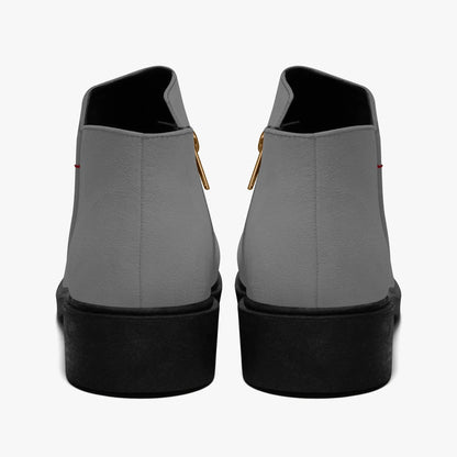 graue-elegante-reissverschluss-stiefeletten-stiefeletten-jlr-design-2 - JLR Design