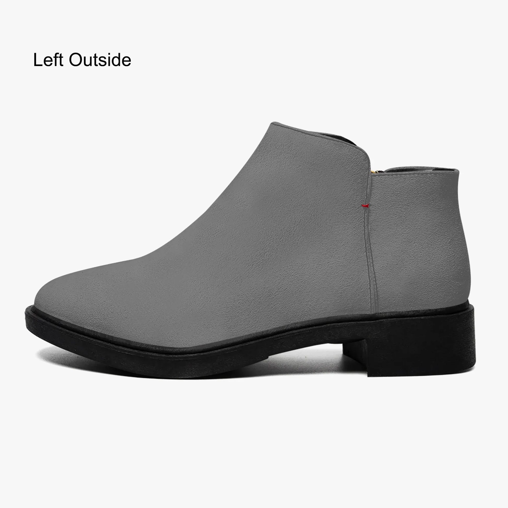 graue-elegante-reissverschluss-stiefeletten-stiefeletten-jlr-design-5 - JLR Design