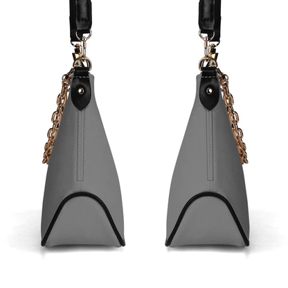 graue-elegante-umhangetasche-mit-kette-umhangetasche-jlr-design-4 - JLR Design