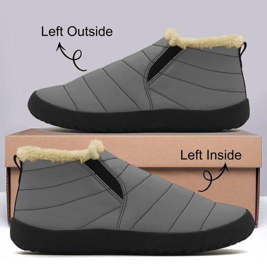 graue-faux-fur-slipper-slipper-jlr-design-1 - JLR Design