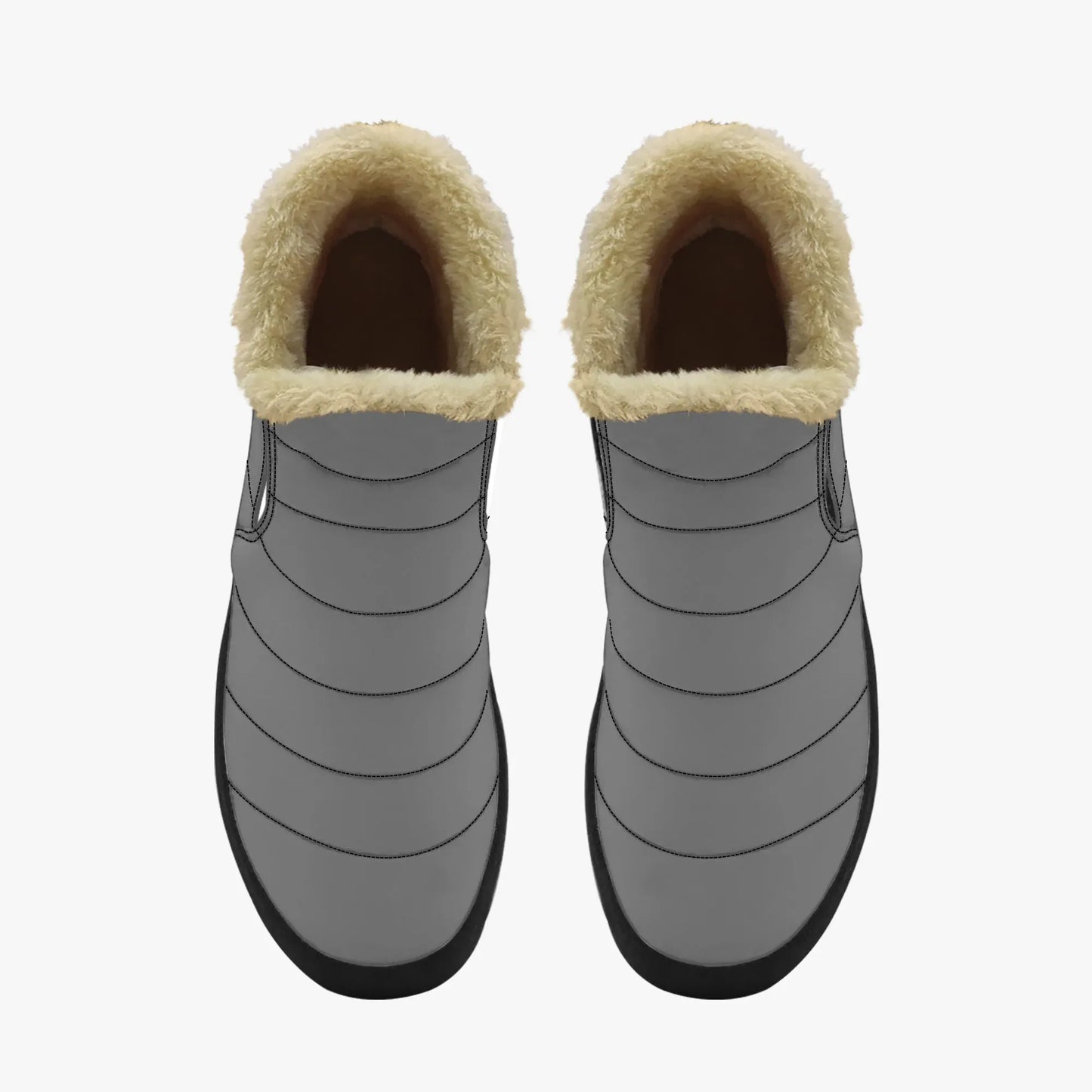 graue-faux-fur-slipper-slipper-jlr-design-5 - JLR Design