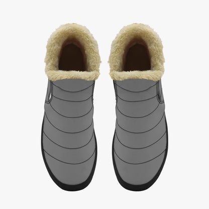 graue-faux-fur-slipper-slipper-jlr-design-5 - JLR Design