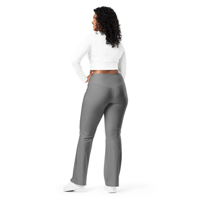 graue-high-waist-flare-leggings-flare-leggings-jlr-design-10 - JLR Design