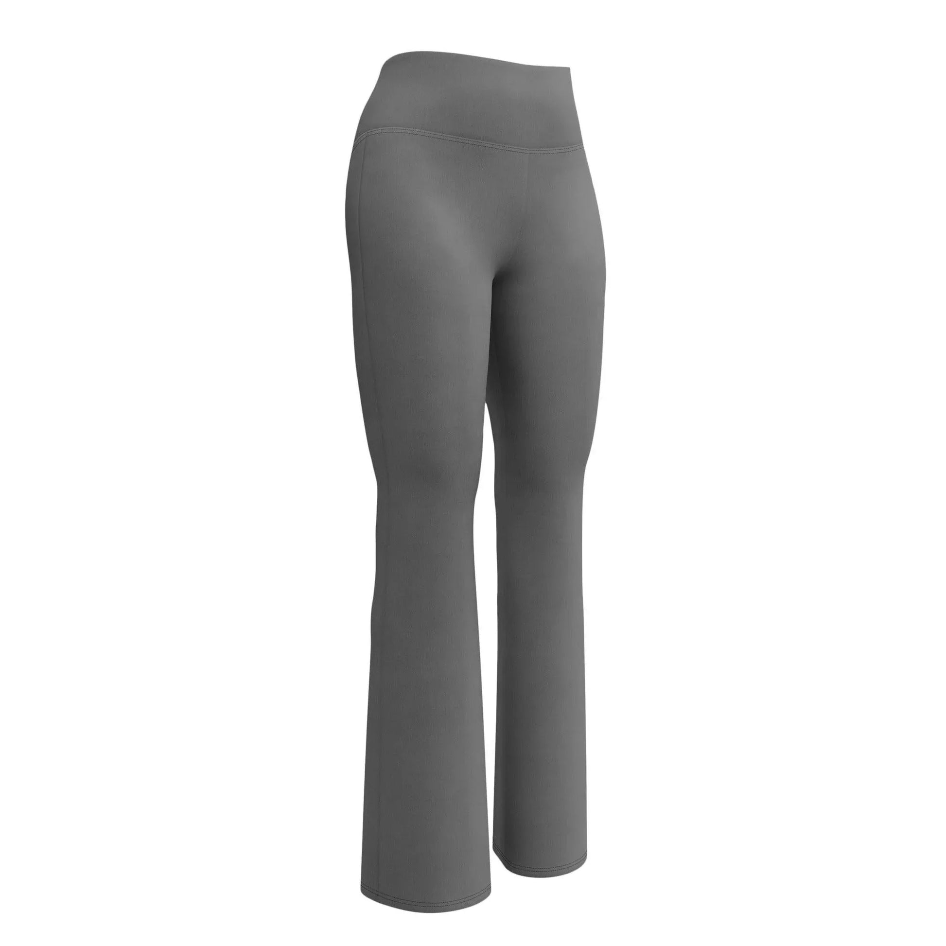 graue-high-waist-flare-leggings-flare-leggings-jlr-design-11 - JLR Design