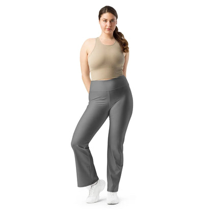 graue-high-waist-flare-leggings-flare-leggings-jlr-design-4 - JLR Design