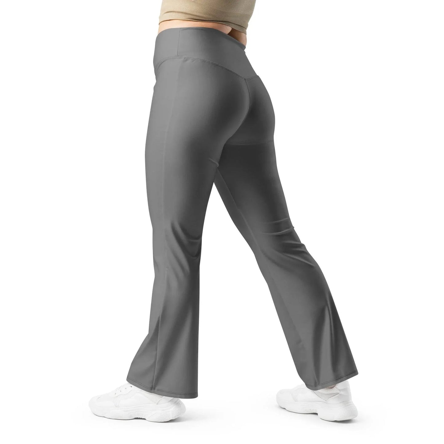 graue-high-waist-flare-leggings-flare-leggings-jlr-design-5 - JLR Design