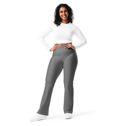 graue-high-waist-flare-leggings-flare-leggings-jlr-design-9 - JLR Design