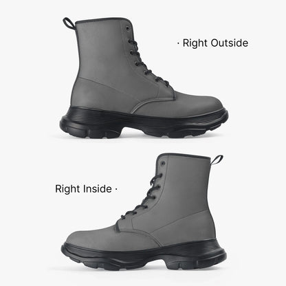 graue-leather-chunky-boots-boots-jlr-design-4 - JLR Design