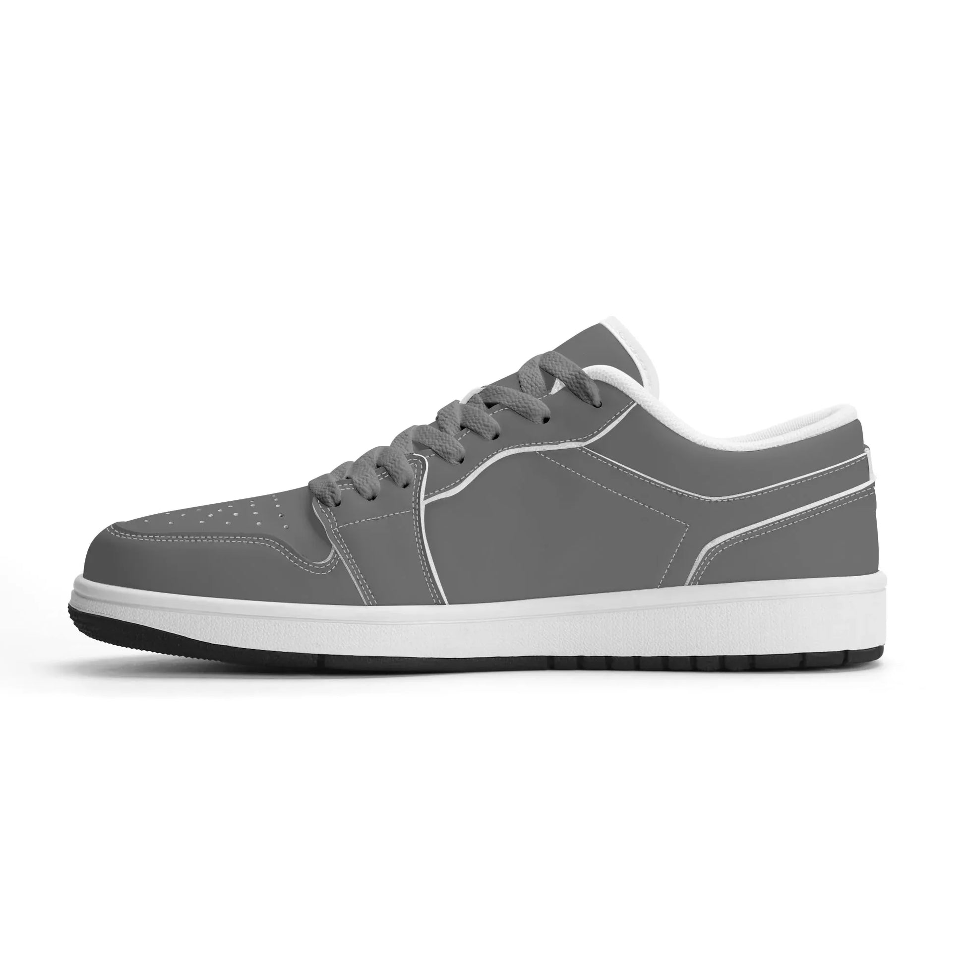 graue-low-top-leder-sneaker-fur-damen-sneaker-jlr-design-4 - JLR Design
