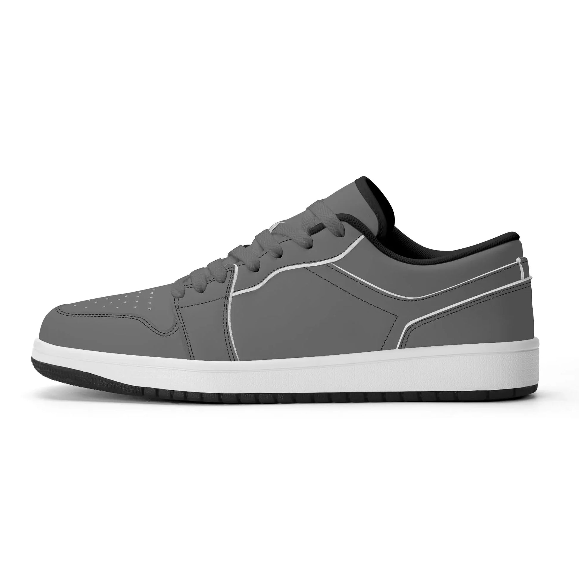 graue-low-top-leder-sneaker-fur-damen-sneaker-jlr-design-9 - JLR Design