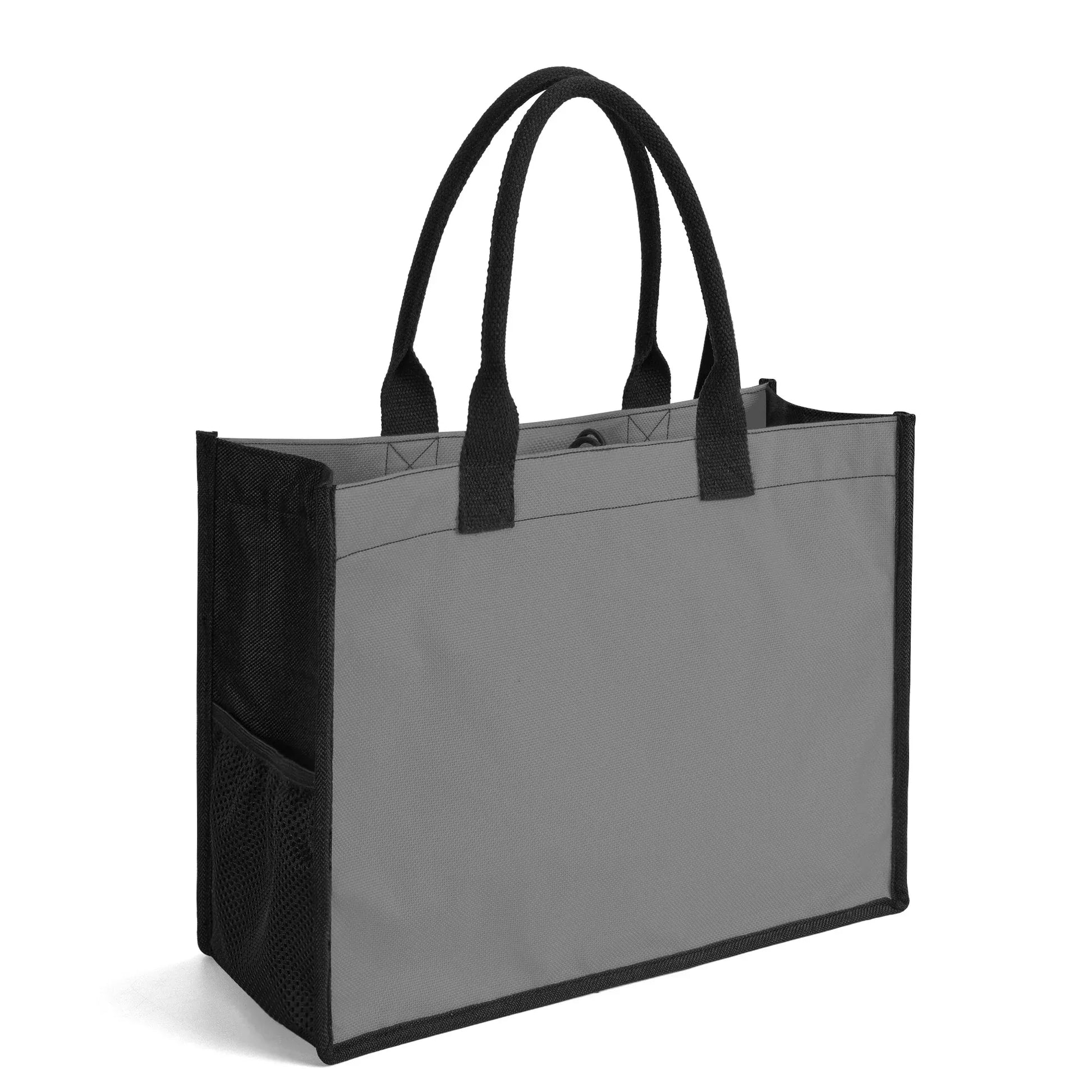 graue-premium-canvas-shopper-tasche-einkaufstasche-jlr-design-4 - JLR Design