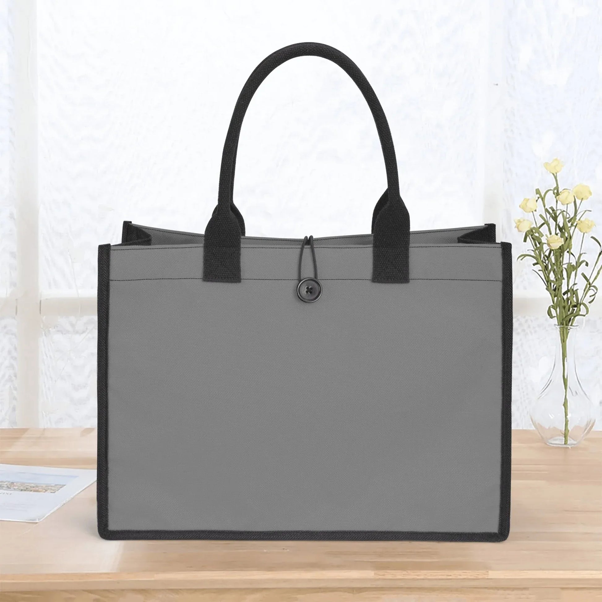 graue-premium-canvas-shopper-tasche-einkaufstasche-jlr-design-5 - JLR Design