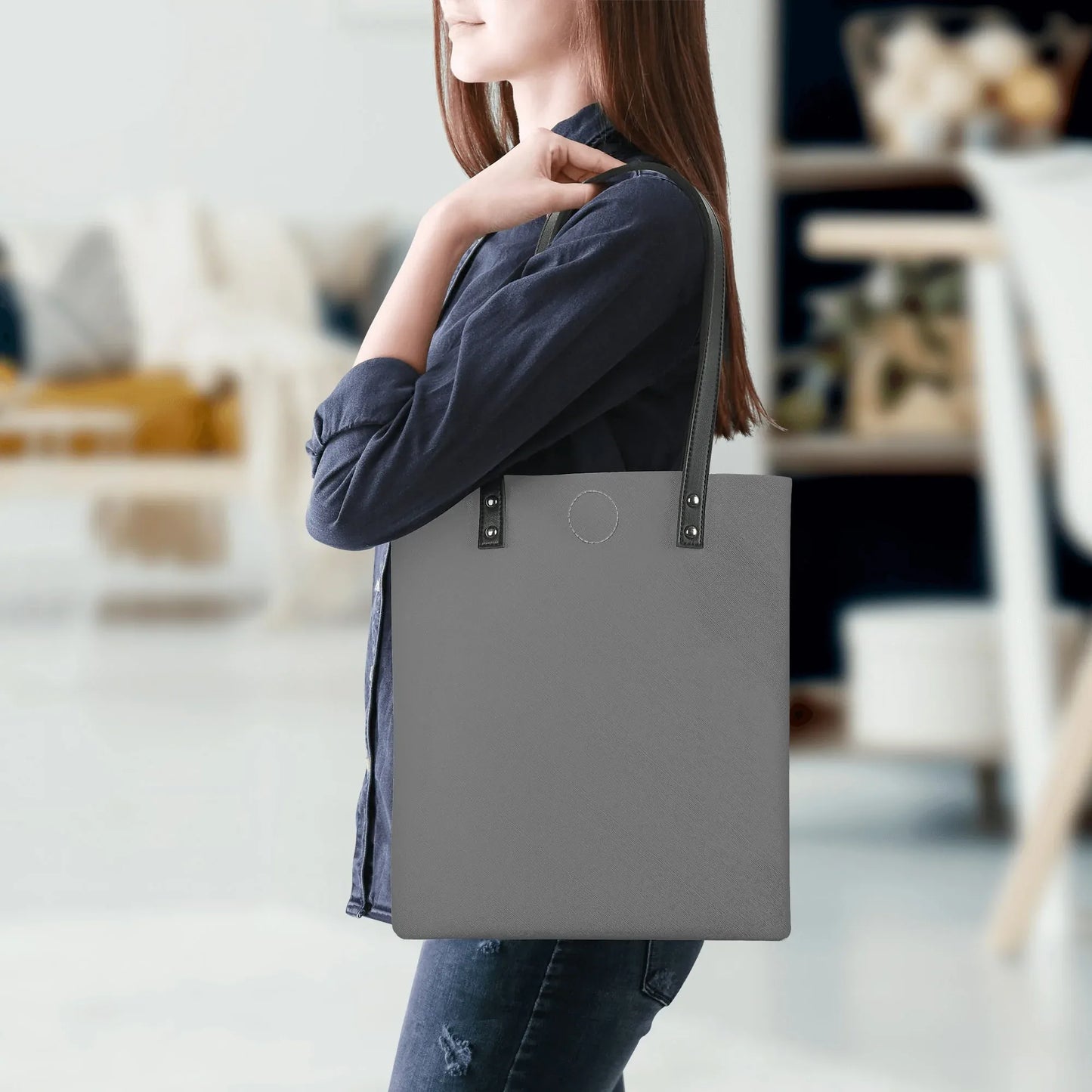 graue-pu-leder-handtasche-handtasche-jlr-design-5 - JLR Design