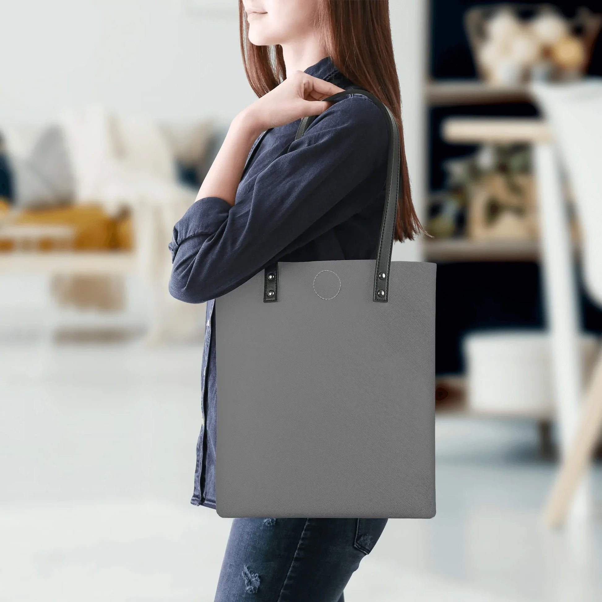 graue-pu-leder-handtasche-handtasche-jlr-design-5 - JLR Design