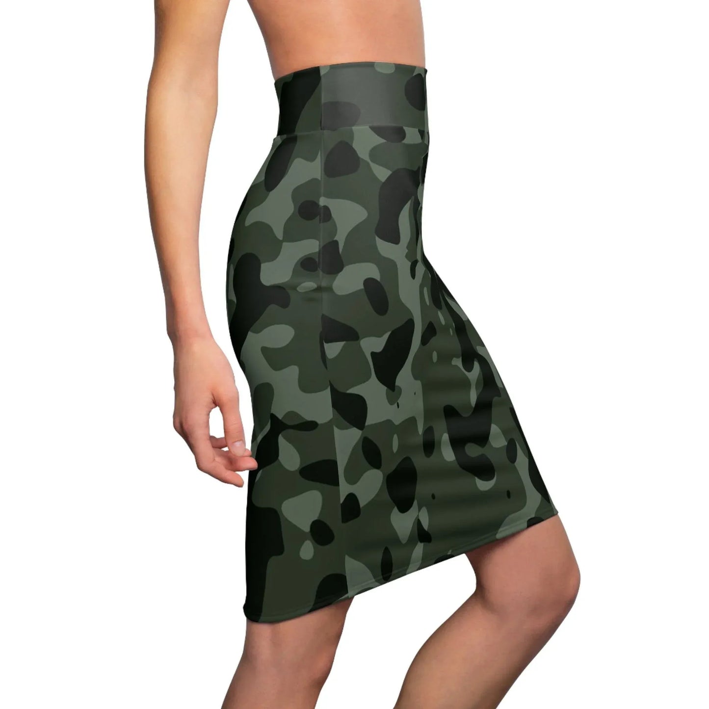 green-camouflage-bleistiftrock-fur-damen-eleganter-mid-waist-rock-mit-stretch-komfort-bleistiftrock-jlr-design-3 - JLR Design