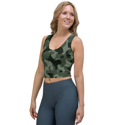 green-camouflage-damen-crop-top-crop-top-jlr-design-3 - JLR Design