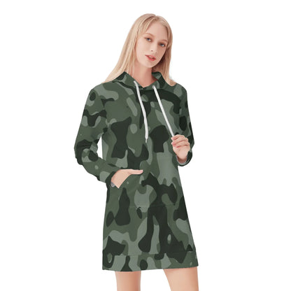 green-camouflage-damen-hoodiekleid-warmes-velvet-kapuzenkleid-aus-weichem-samt-fleece-hoodiekleid-jlr-design-1 - JLR Design