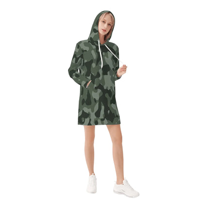 green-camouflage-damen-hoodiekleid-warmes-velvet-kapuzenkleid-aus-weichem-samt-fleece-hoodiekleid-jlr-design-4 - JLR Design
