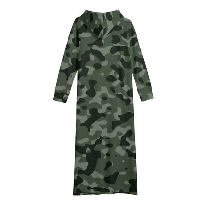 green-camouflage-damen-maxi-hoodiekleid-knochellanges-kapuzenkleid-aus-weich-angerautem-fleece-hoodiekleid-jlr-design-5 - JLR Design