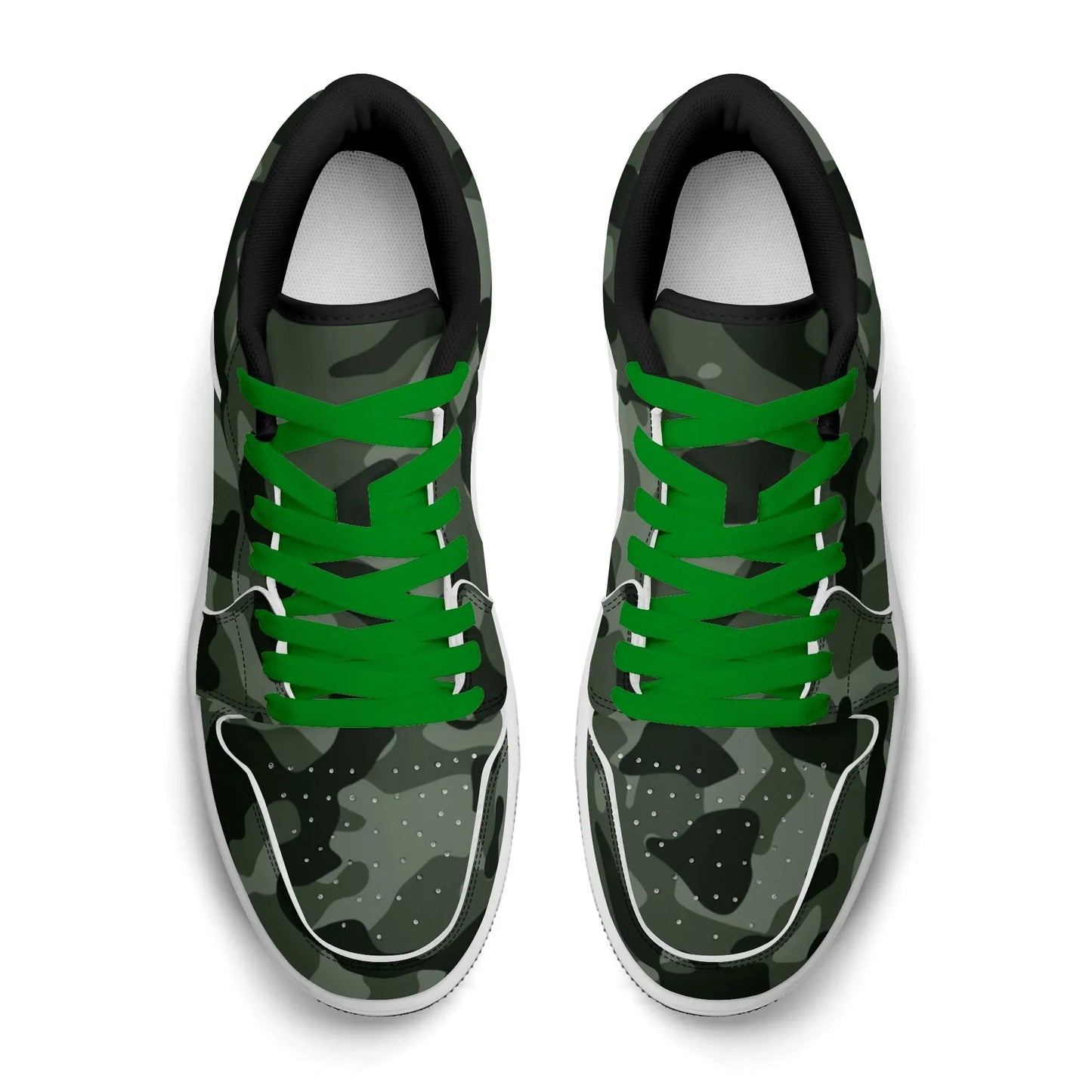 green-camouflage-low-top-leder-sneaker-fur-damen-sneaker-jlr-design-14 - JLR Design