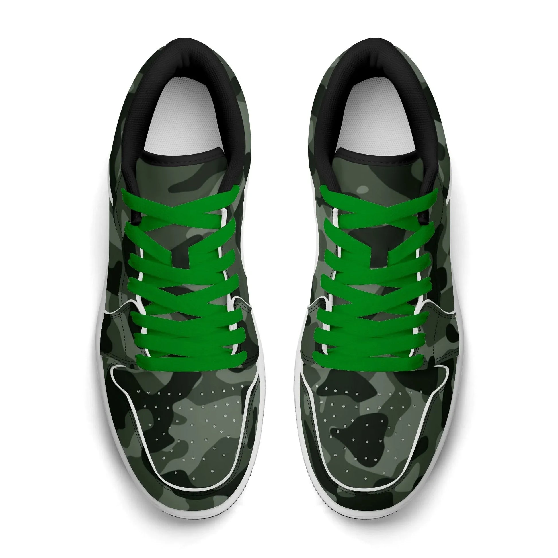 green-camouflage-low-top-leder-sneaker-fur-damen-sneaker-jlr-design-14 - JLR Design