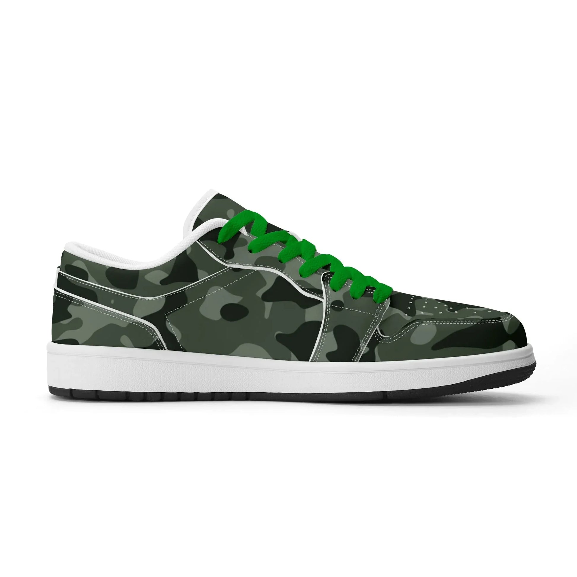 green-camouflage-low-top-leder-sneaker-fur-damen-sneaker-jlr-design-3 - JLR Design
