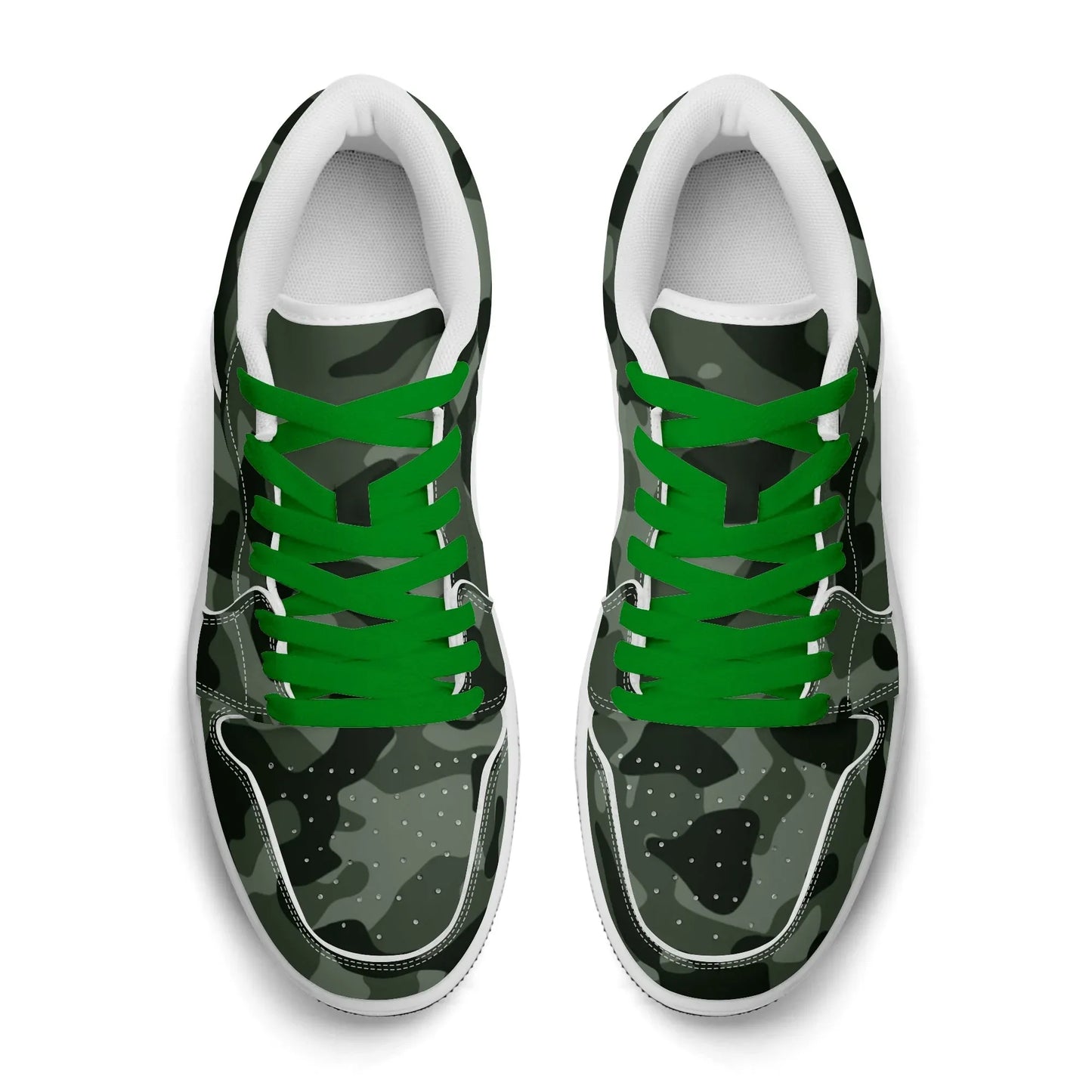 green-camouflage-low-top-leder-sneaker-fur-damen-sneaker-jlr-design-7 - JLR Design