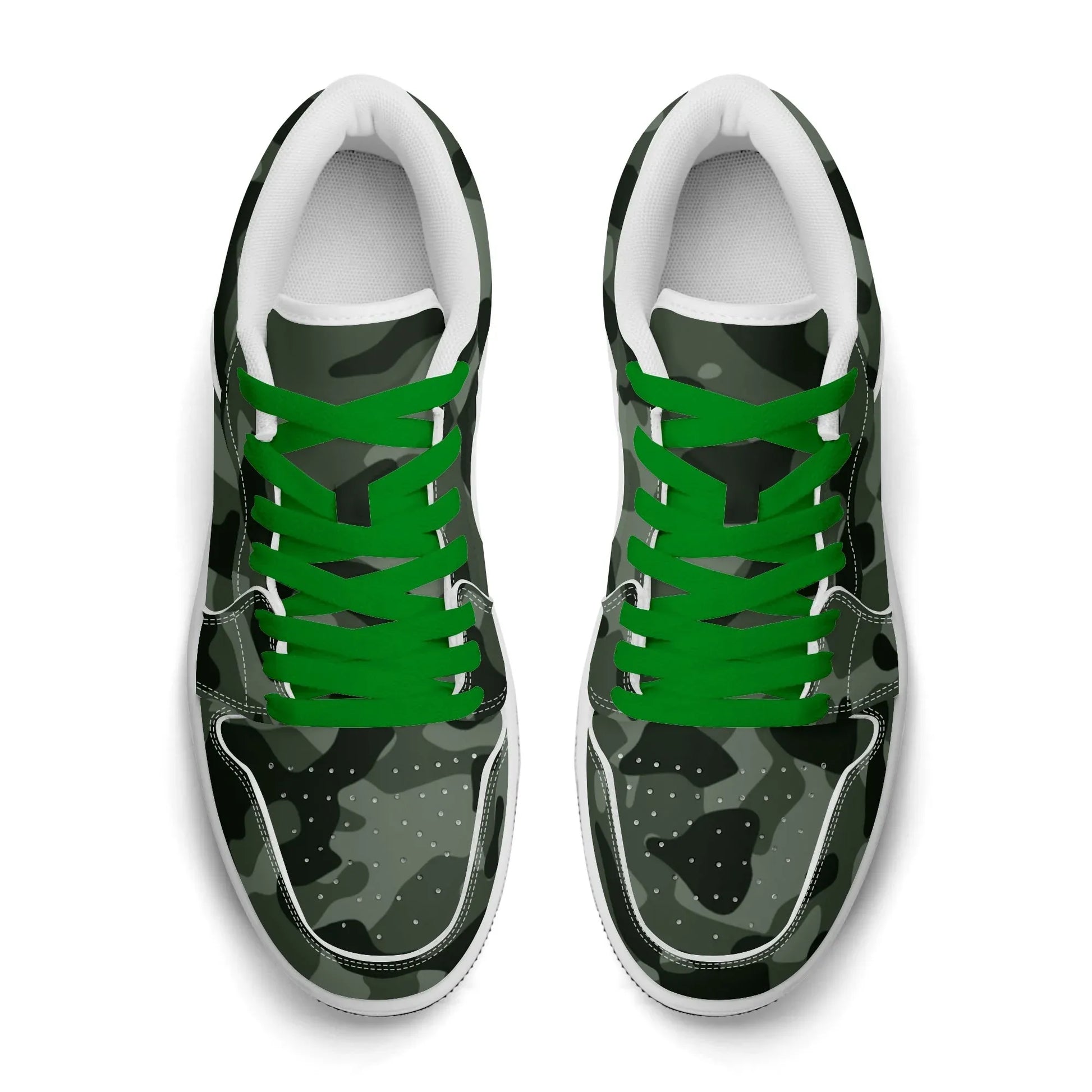 green-camouflage-low-top-leder-sneaker-fur-damen-sneaker-jlr-design-7 - JLR Design