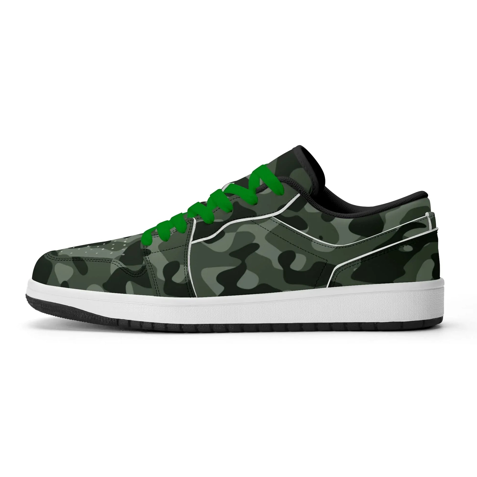 green-camouflage-low-top-leder-sneaker-fur-damen-sneaker-jlr-design-9 - JLR Design