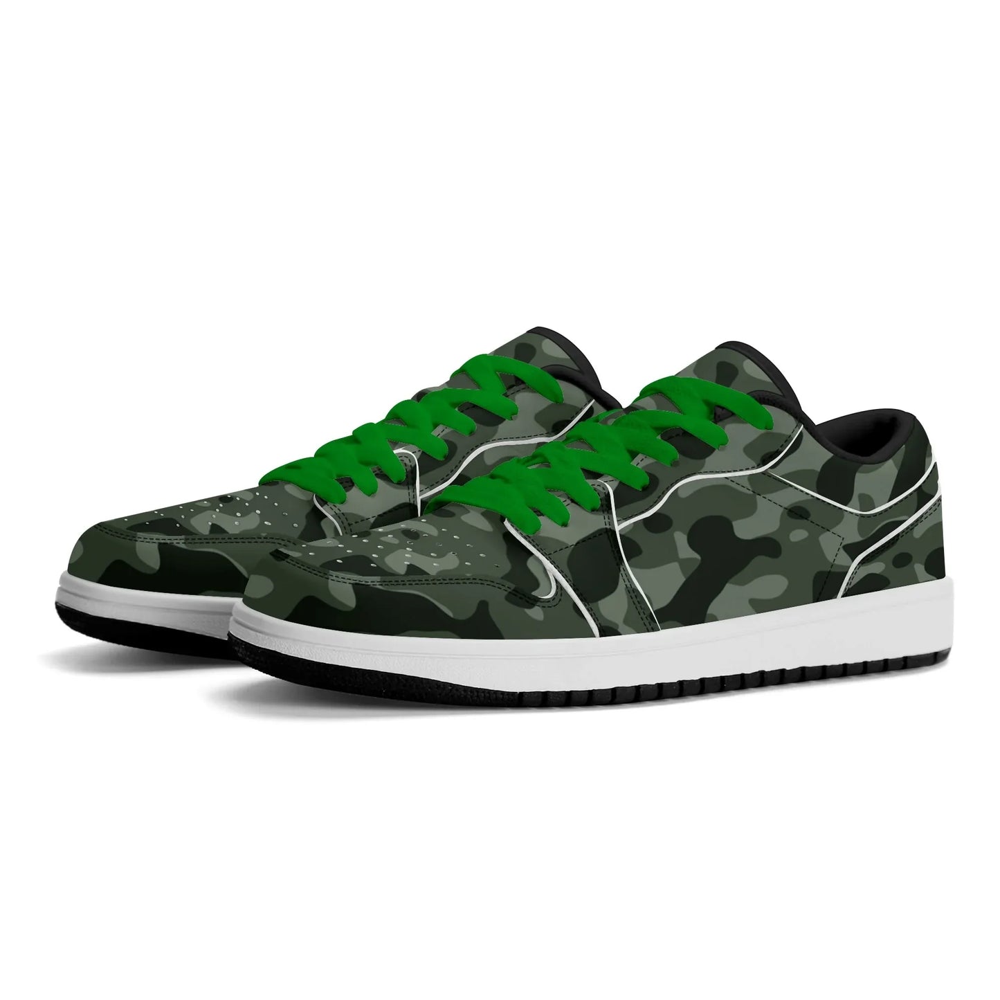 green-camouflage-low-top-leder-sneaker-fur-herren-sneaker-jlr-design-8 - JLR Design