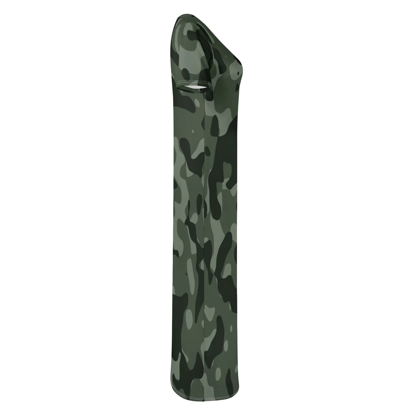 green-camouflage-short-sleeve-long-dress-long-dress-jlr-design-5 - JLR Design