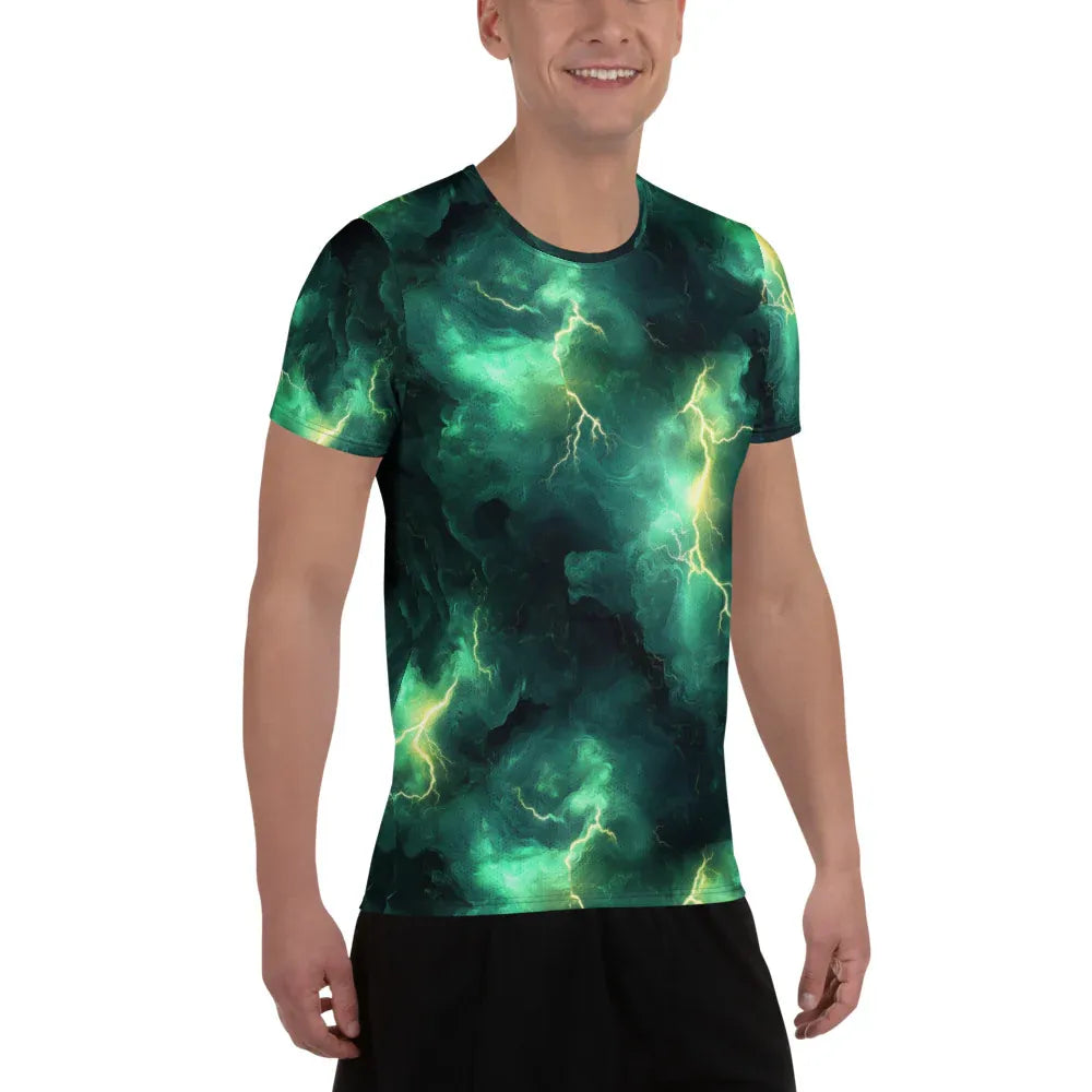 green-lightning-sport-t-shirt-fur-herren-sport-t-shirt-jlr-design-10 - JLR Design