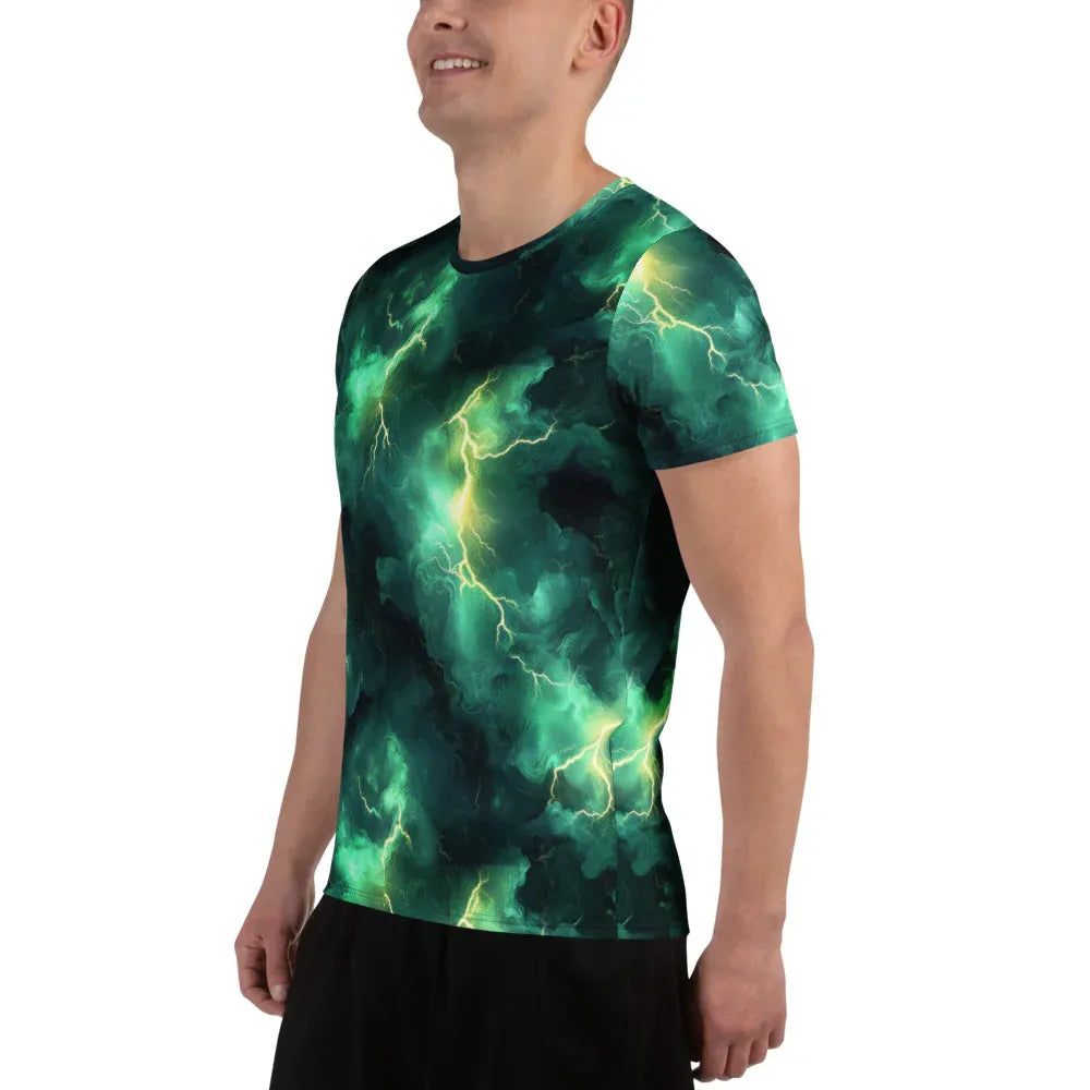 green-lightning-sport-t-shirt-fur-herren-sport-t-shirt-jlr-design-9 - JLR Design